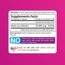Biotina 10.000 Mcg Americana Ca - Unidad a $430