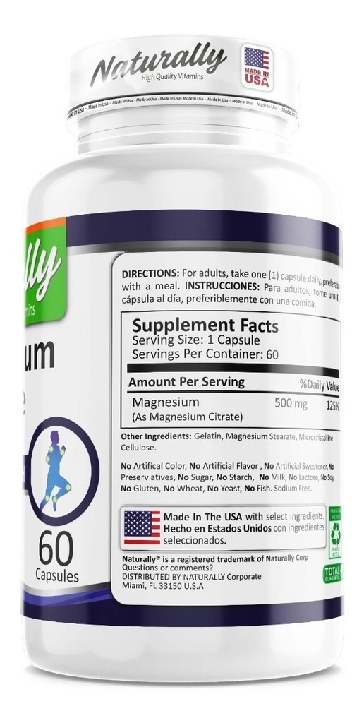 Promo3 Citrato Magnesio 500mg - Unidad a $556