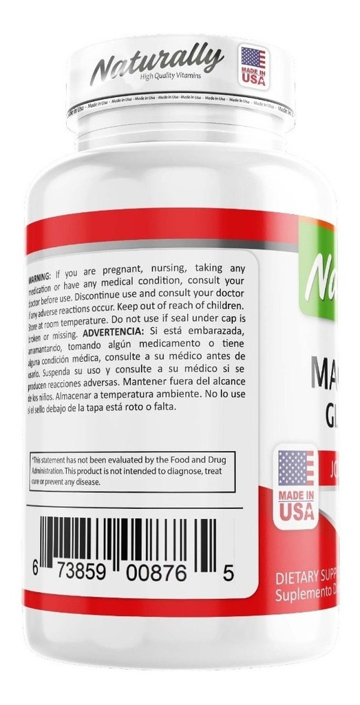Glicinato Magnesio Americano - Unidad a $850